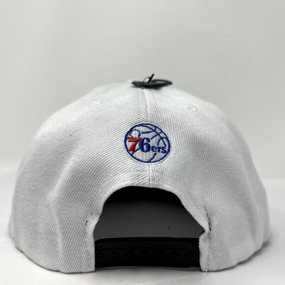 NBA Philadelphia 76ers Logo Hat Men White Ultra Game Adjustable Snapback NEW - Picture 7 of 10